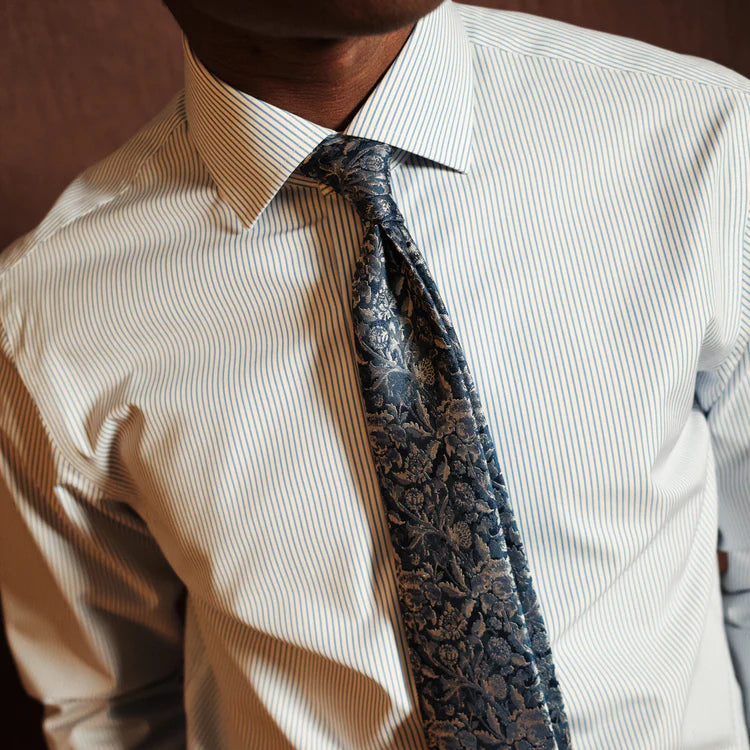 Tie Bar | Nymphaea Tie | Navy