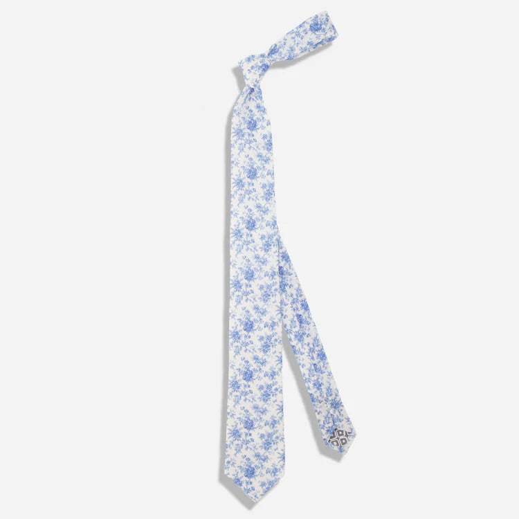 Tie Bar | Laura Ashley x The Tie Bar Walled Garden Tie | Blue
