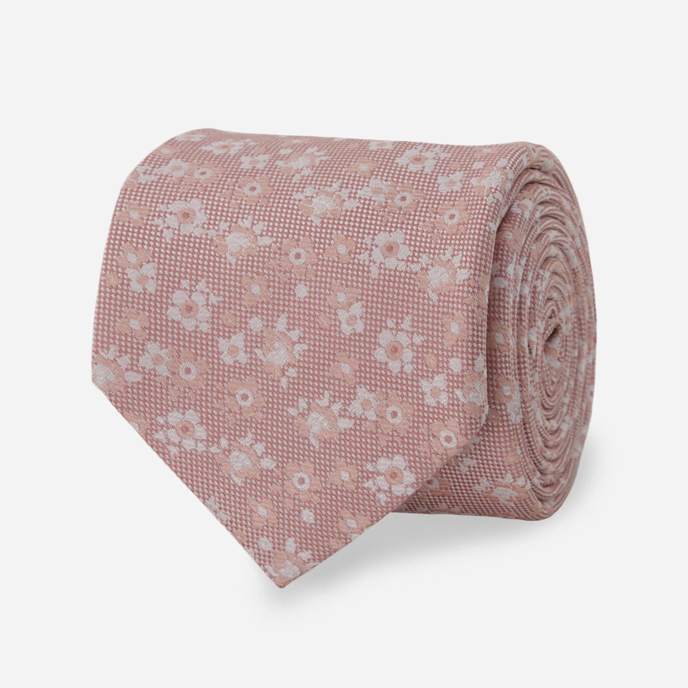 Tie Bar | Marguerite Floral Blush Tie | Pink