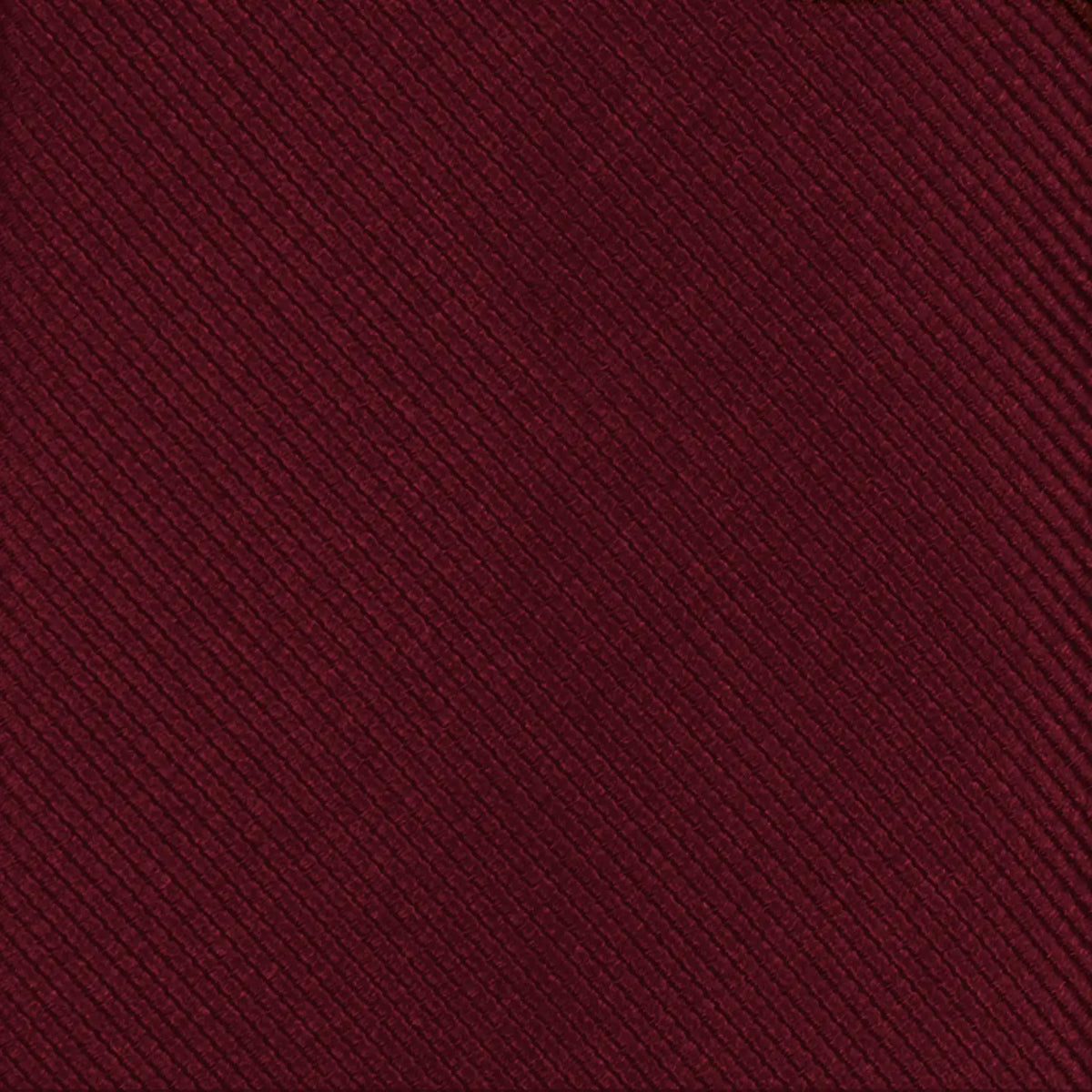 Tie Bar | Grosgrain Solid Burgundy Bow Tie | Red