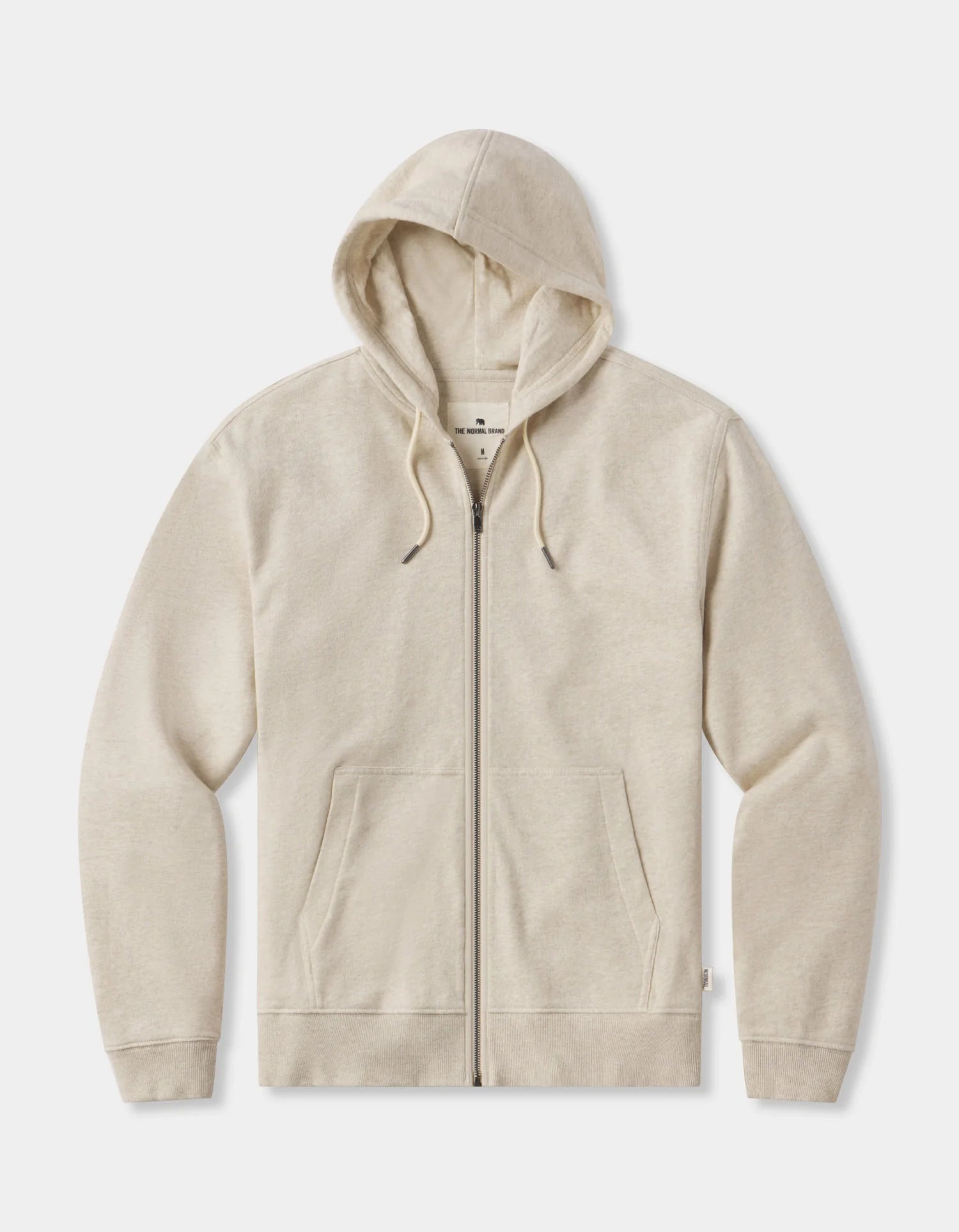 Cole Terry Zip Front Hoodie