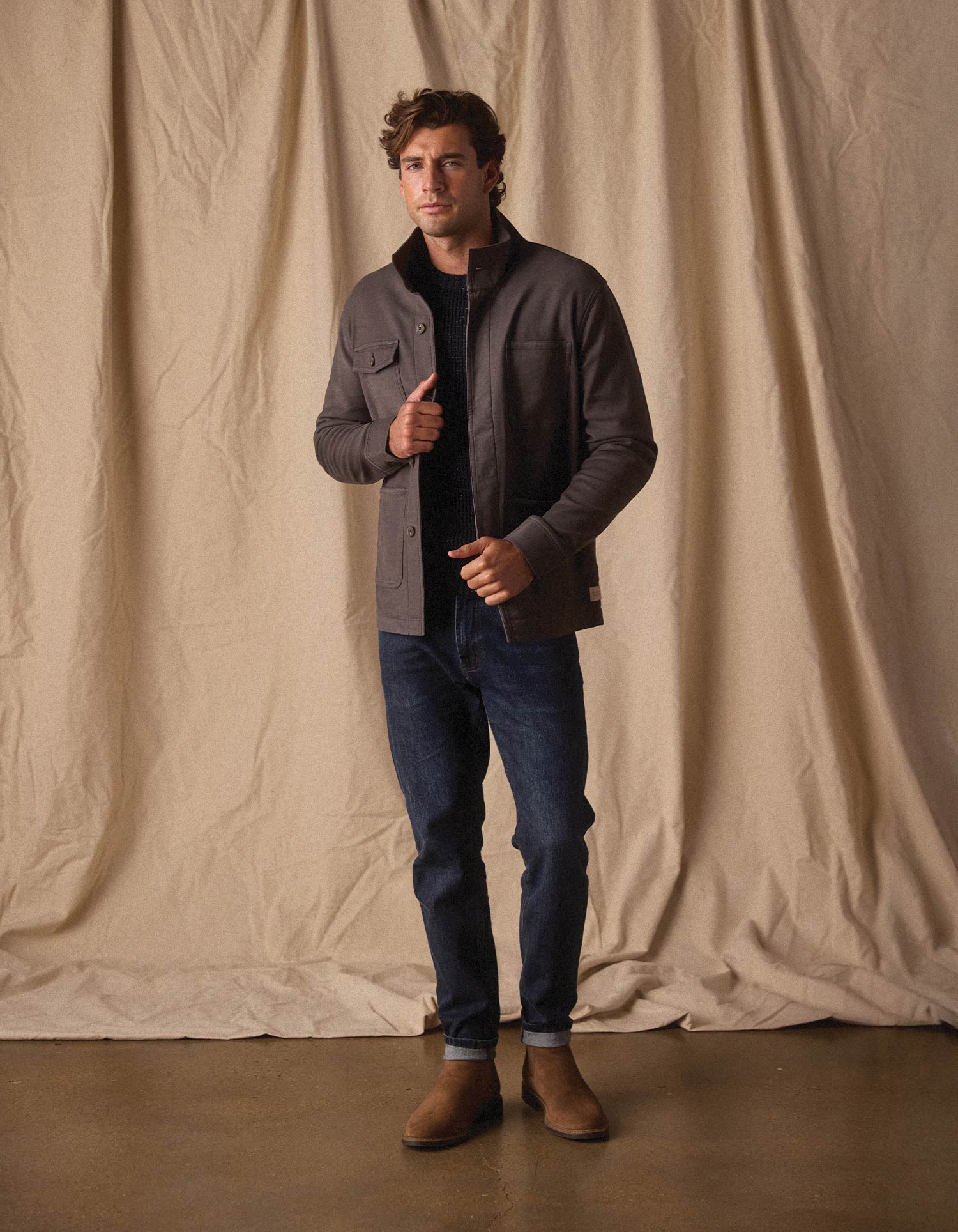 Comfort Terry Chore Coat