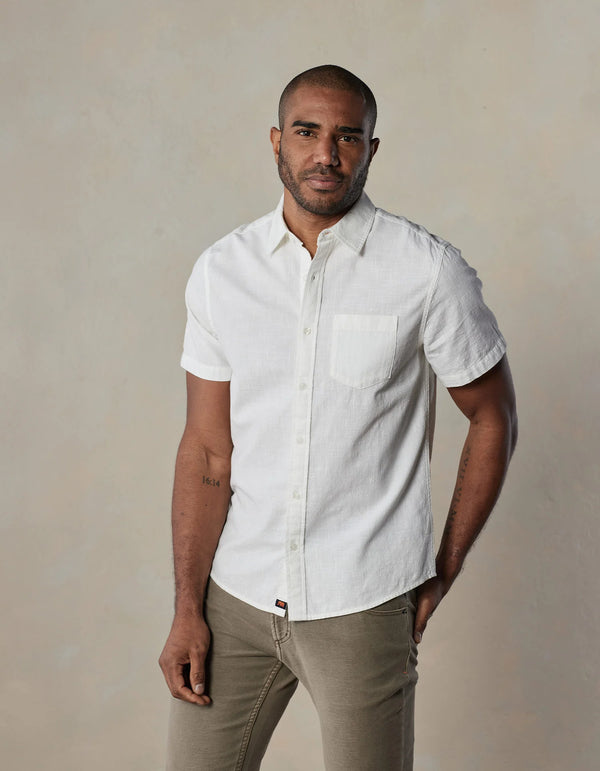 Lived-In Cotton Short Sleeve Button Up