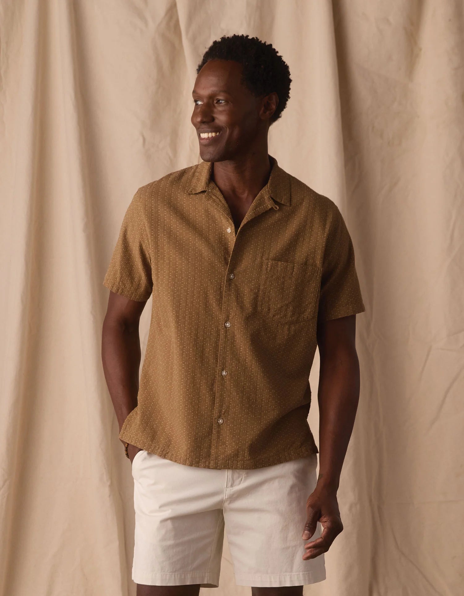 The Normal Brand | Freshwater Resort Shirt | Brown