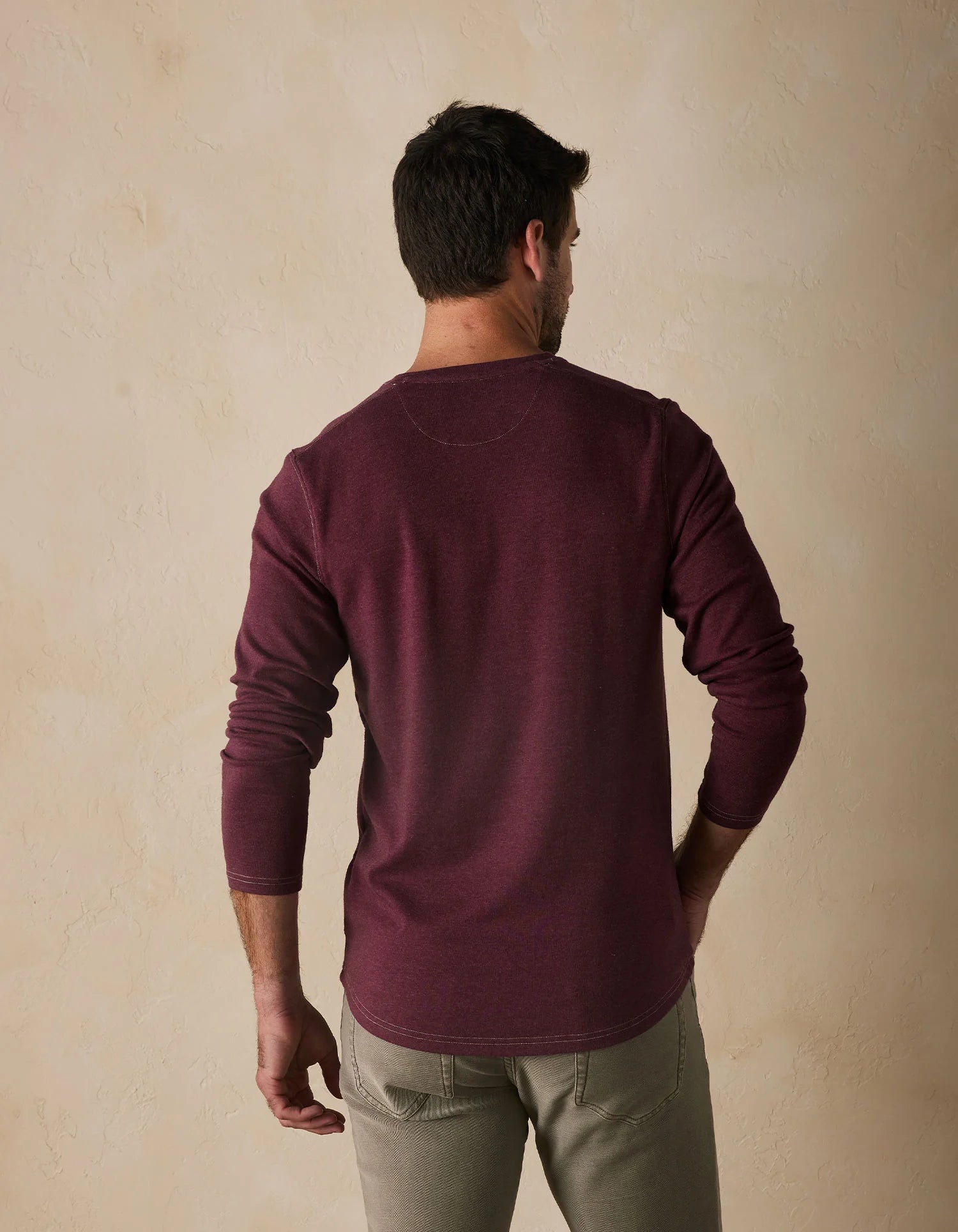 Puremeso Two Button Henley