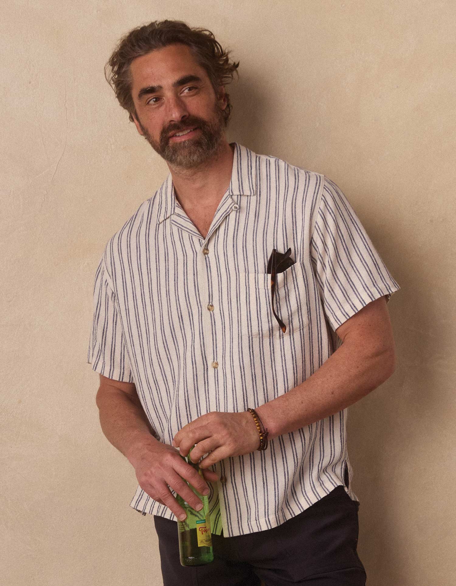 The Normal Brand | Freshwater Resort Shirt | Blue Stripe