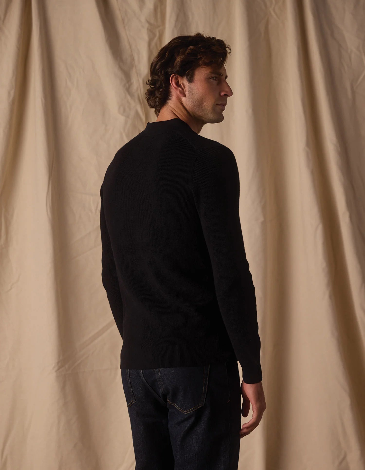 Robles Knit Waffle Stitch Polo