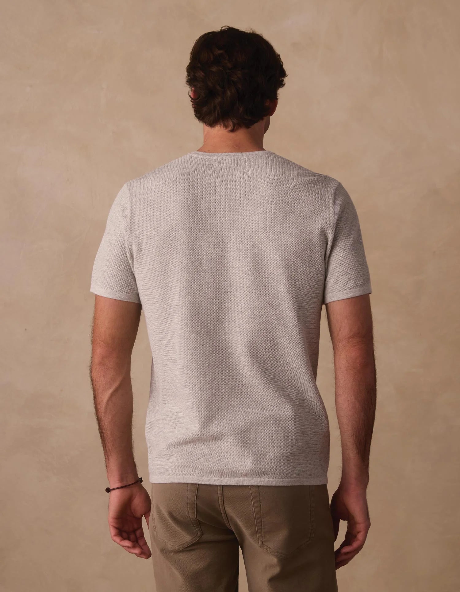 The Normal Brand | Driftknit Sweater Tee | Gray