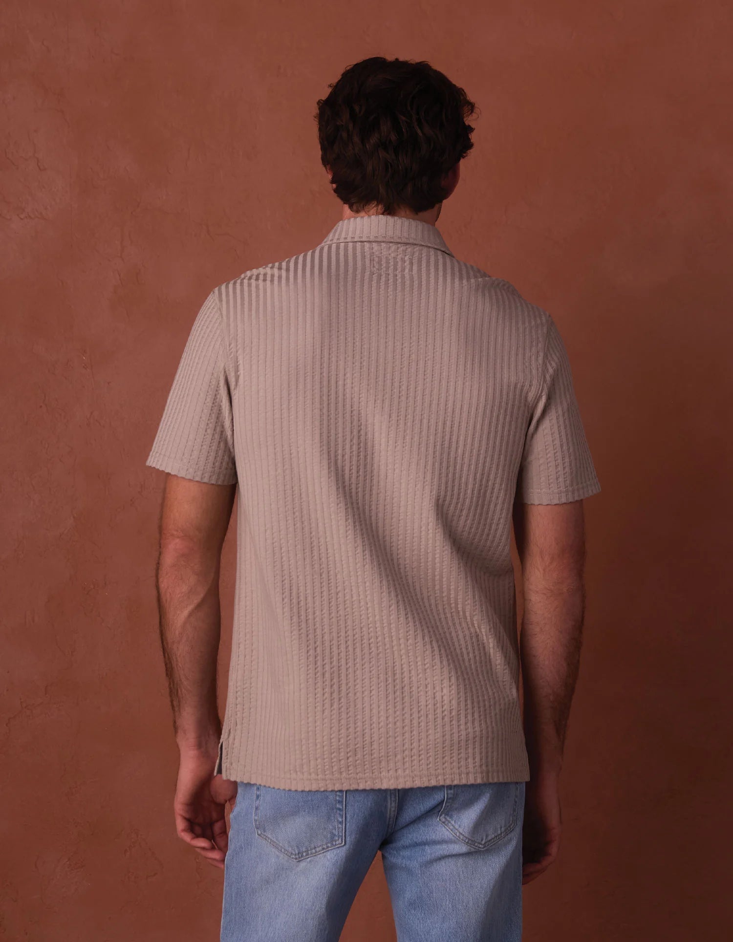 The Normal Brand | Knit Getaway Button Up | Brown