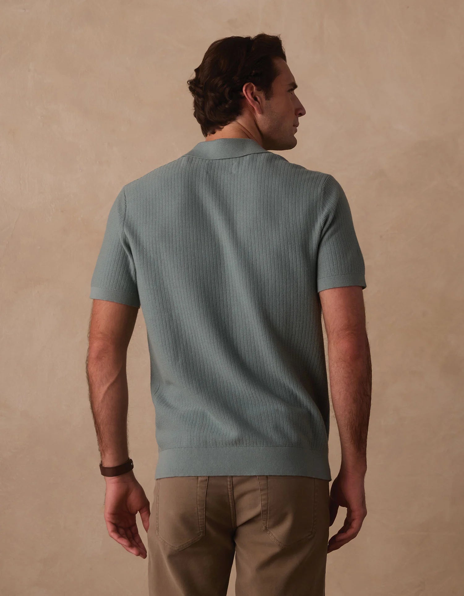 The Normal Brand | Breezeknit Polo | Green