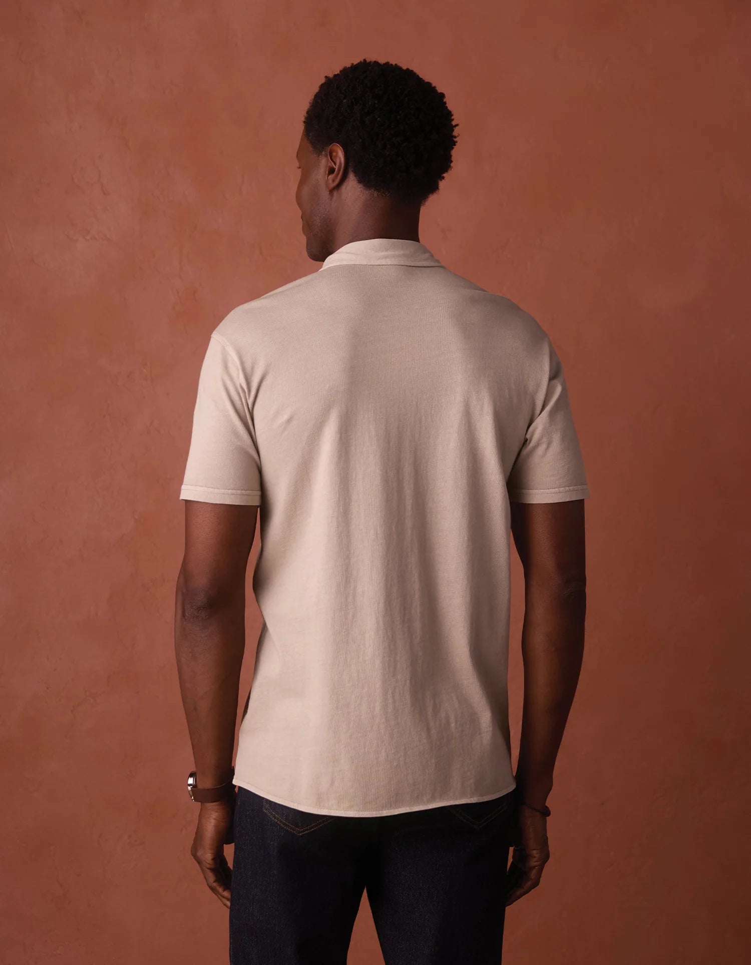The Normal Brand | Normal Jersey Button Up Pumice | Beige