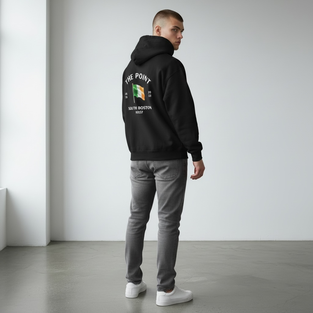 The Point | South Boston Hoodie | Black