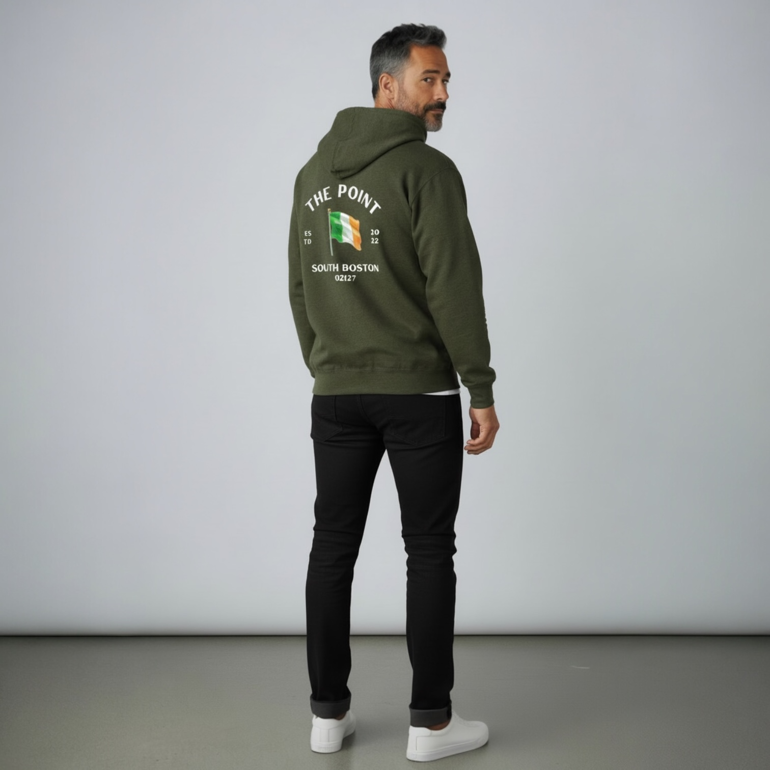 The Point | South Boston Hoodie | Army Green