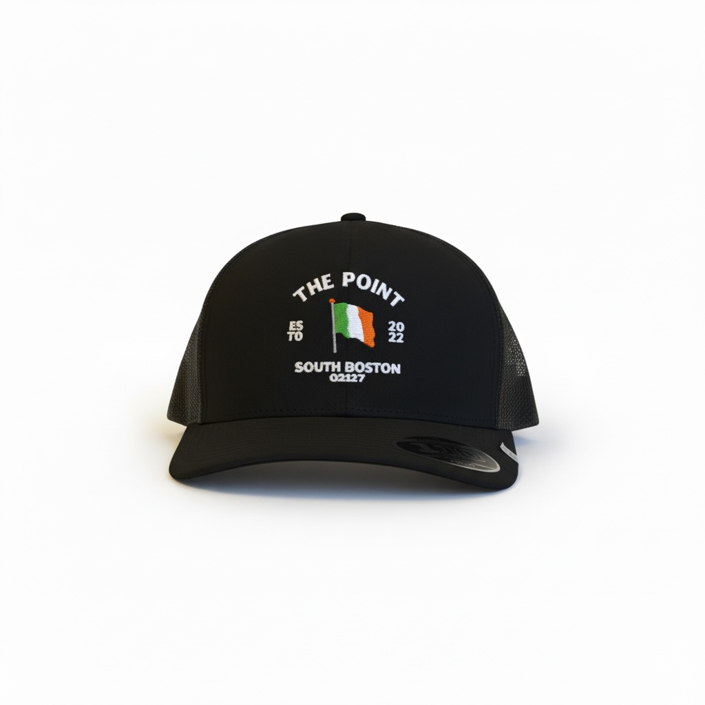 The Point | Travis Mathew x South Boston Snapback Hat | Black