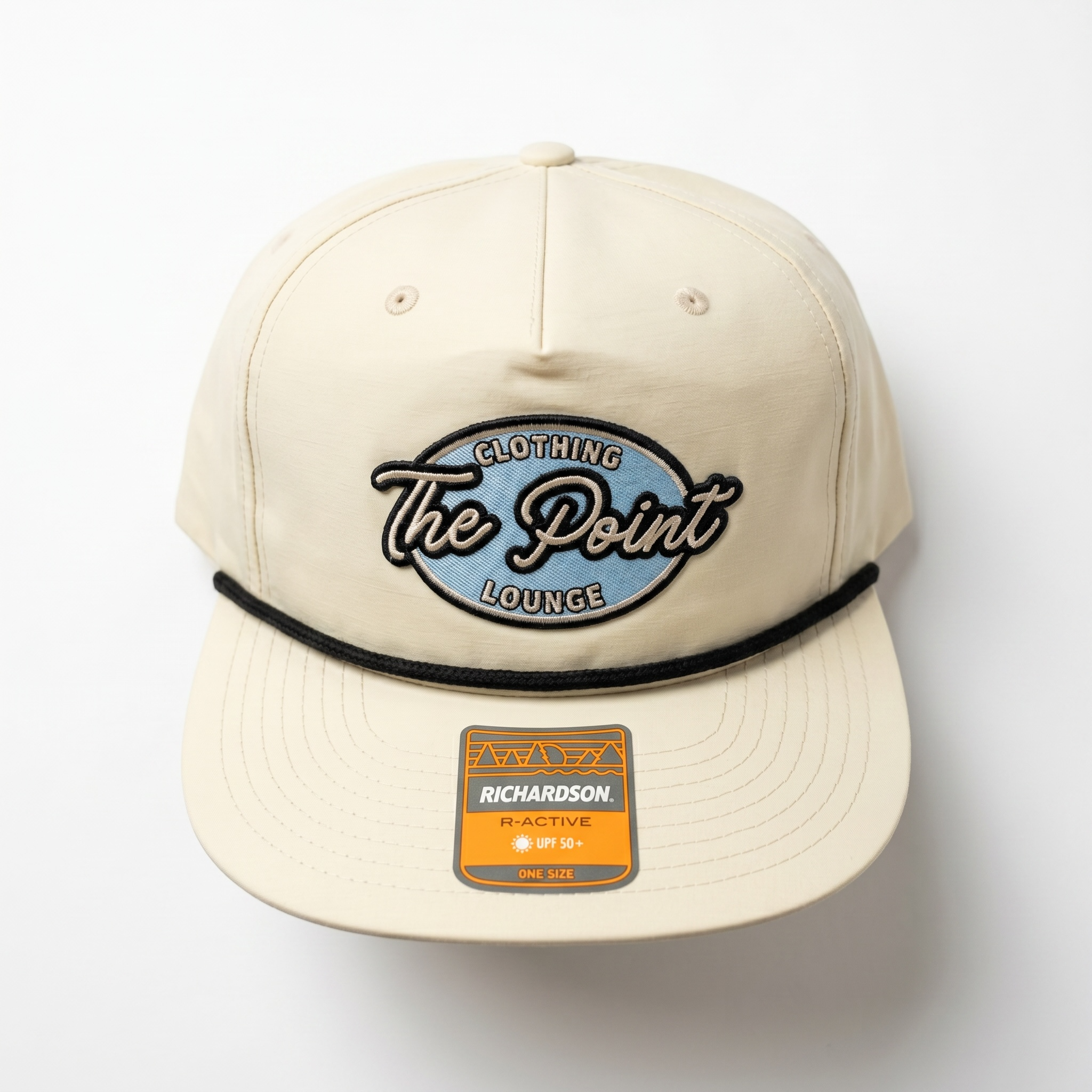 The Point | Summer Rope Patch Snapback Hat | Beige