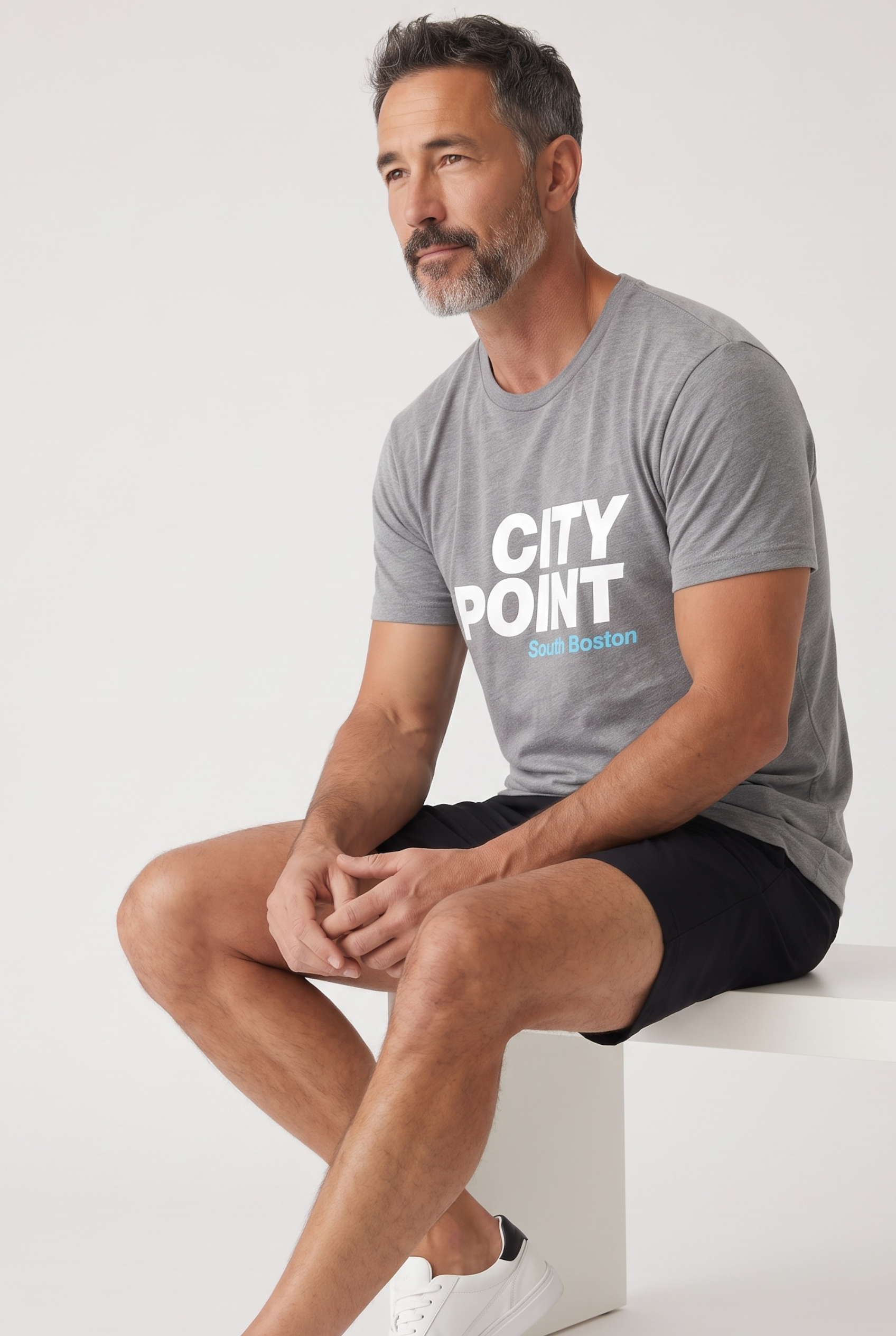 The Point | City Point Tee | Dark Heather Gray