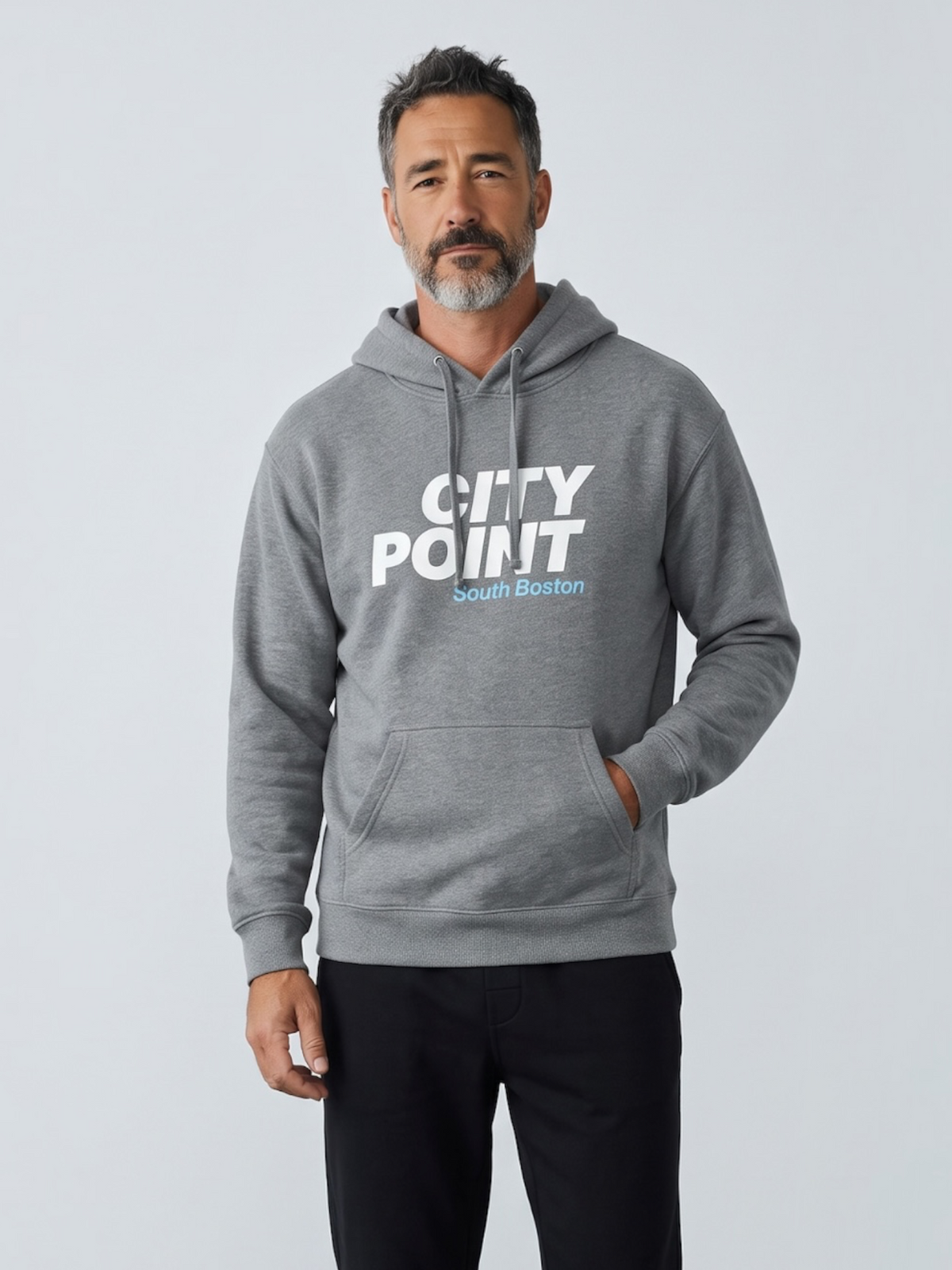The Point Clothing Lounge | City Point Hoodie | Heather Gray