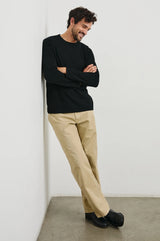 Quentin Cotton Cashmere Long Sleeve Tee