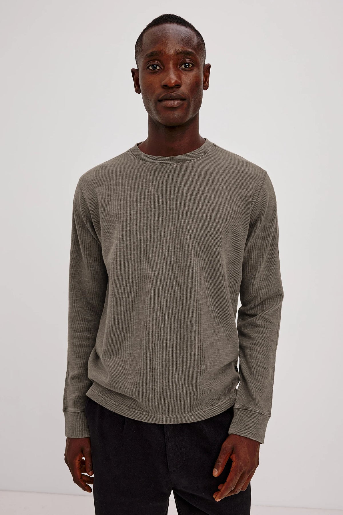 Rails | Rheese Long Sleeve Tee | Crossroad Brown