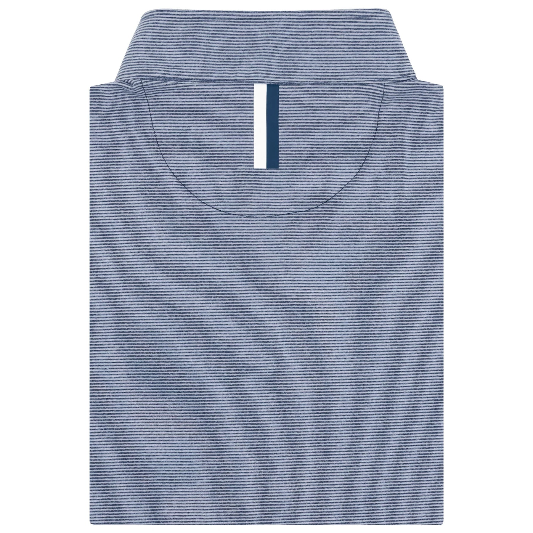 RHOBACK | Riva Heather Stripe Performance Quarter Zip | Blue Stripe