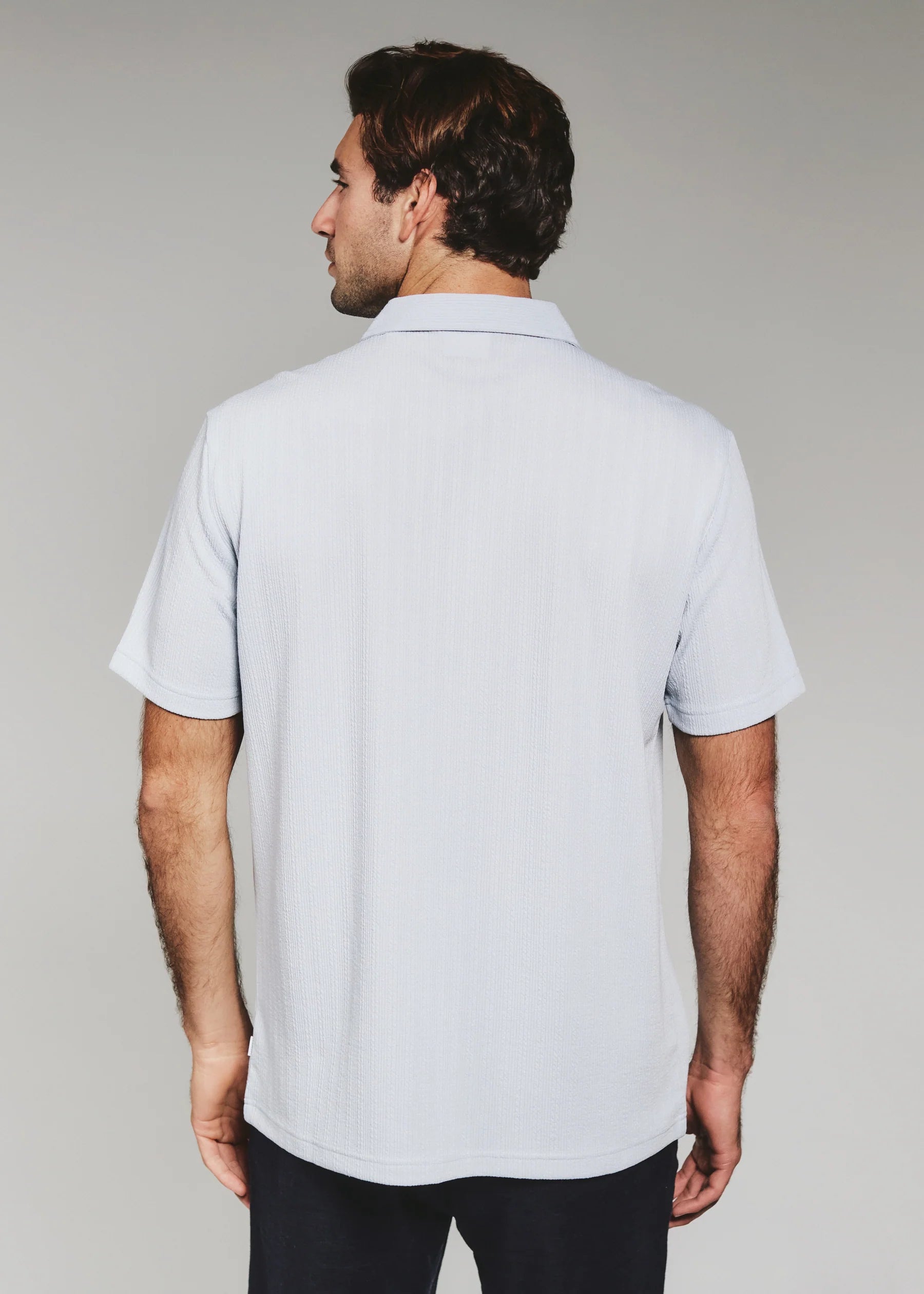 7Diamonds | Vaughn Camp Shirt | Blue