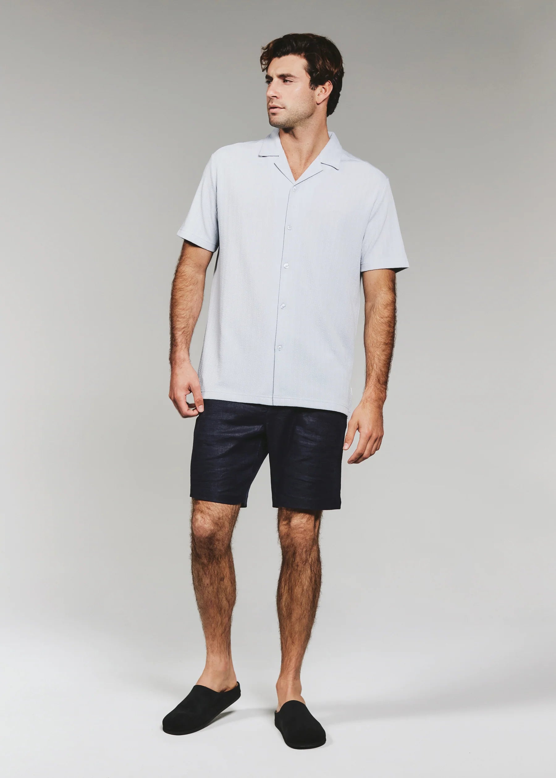 7Diamonds | Vaughn Camp Shirt | Blue