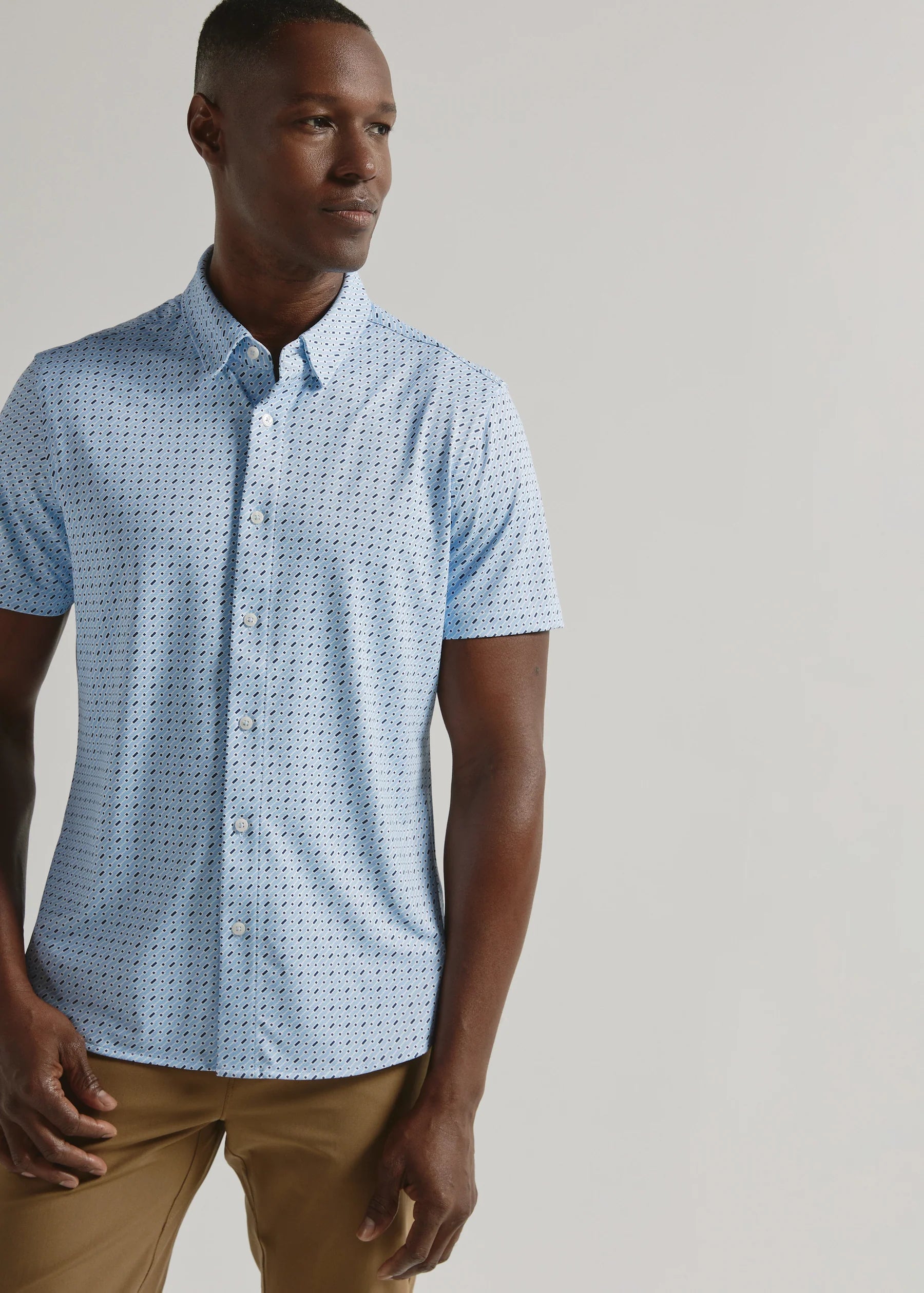 7Diamonds | Ridge Short Sleeve Shirt | Blue