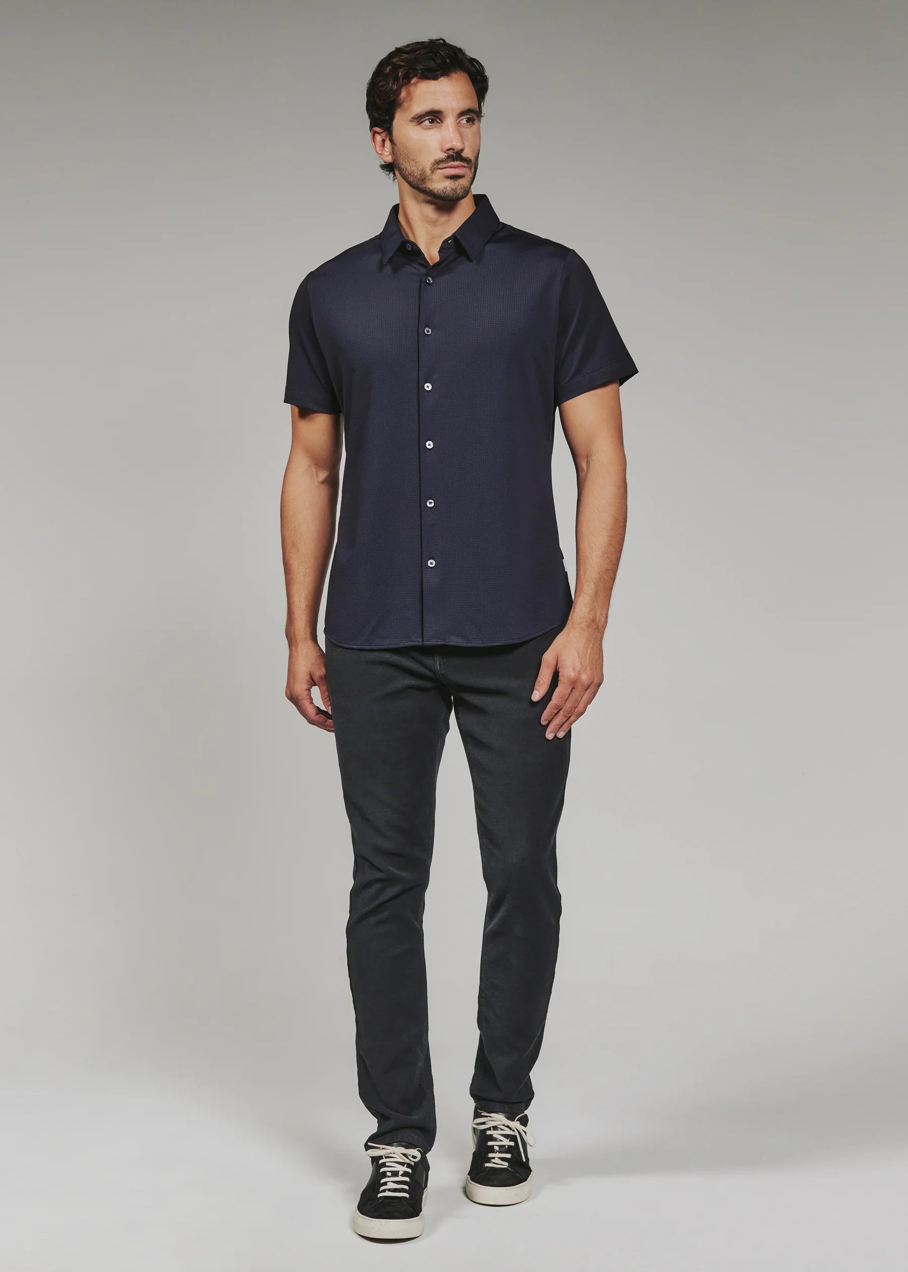 7Diamonds | Aldridge Short Sleeve Shirt | Navy
