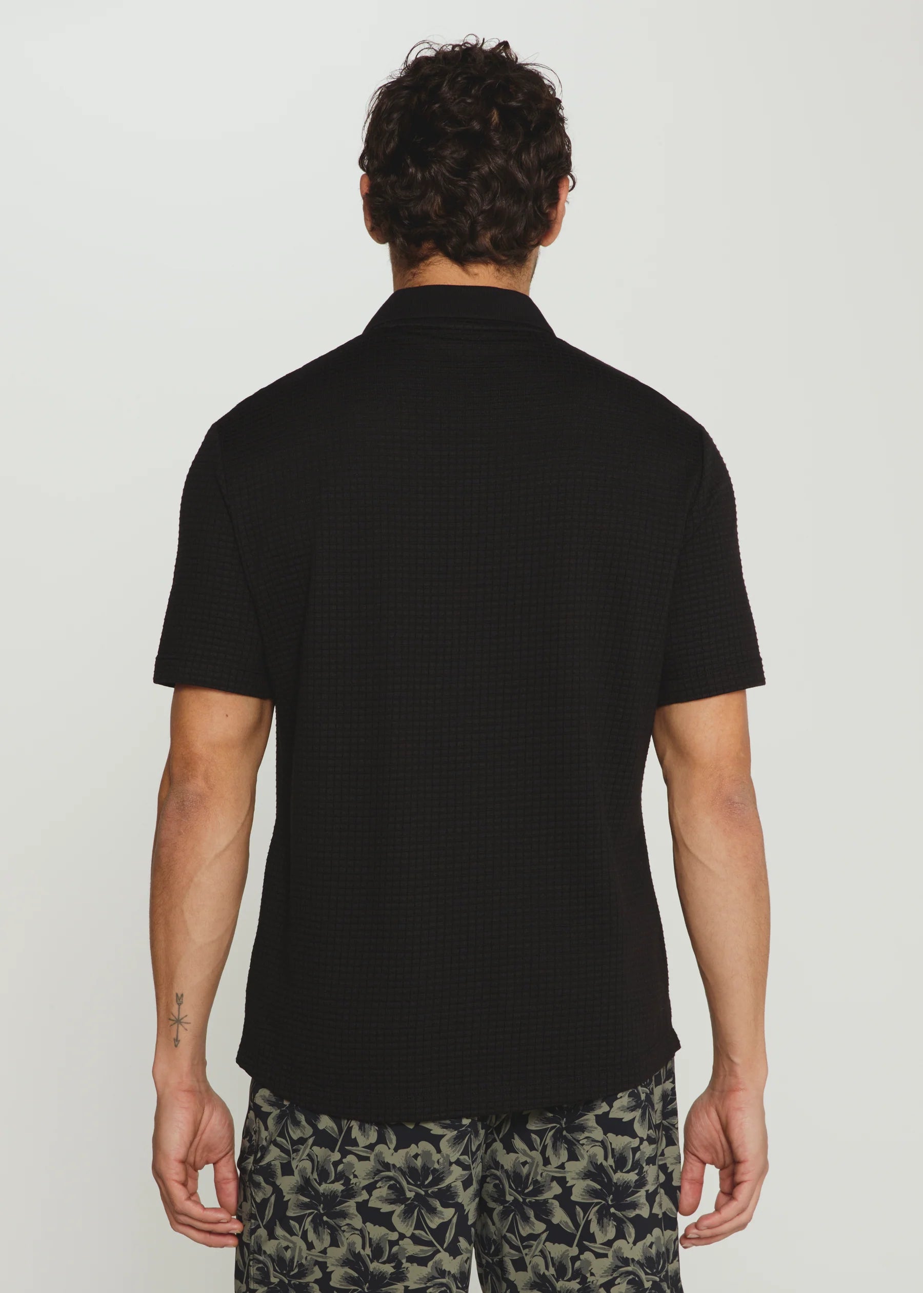 7Diamonds | Landry Short Sleeve Shirt | Black