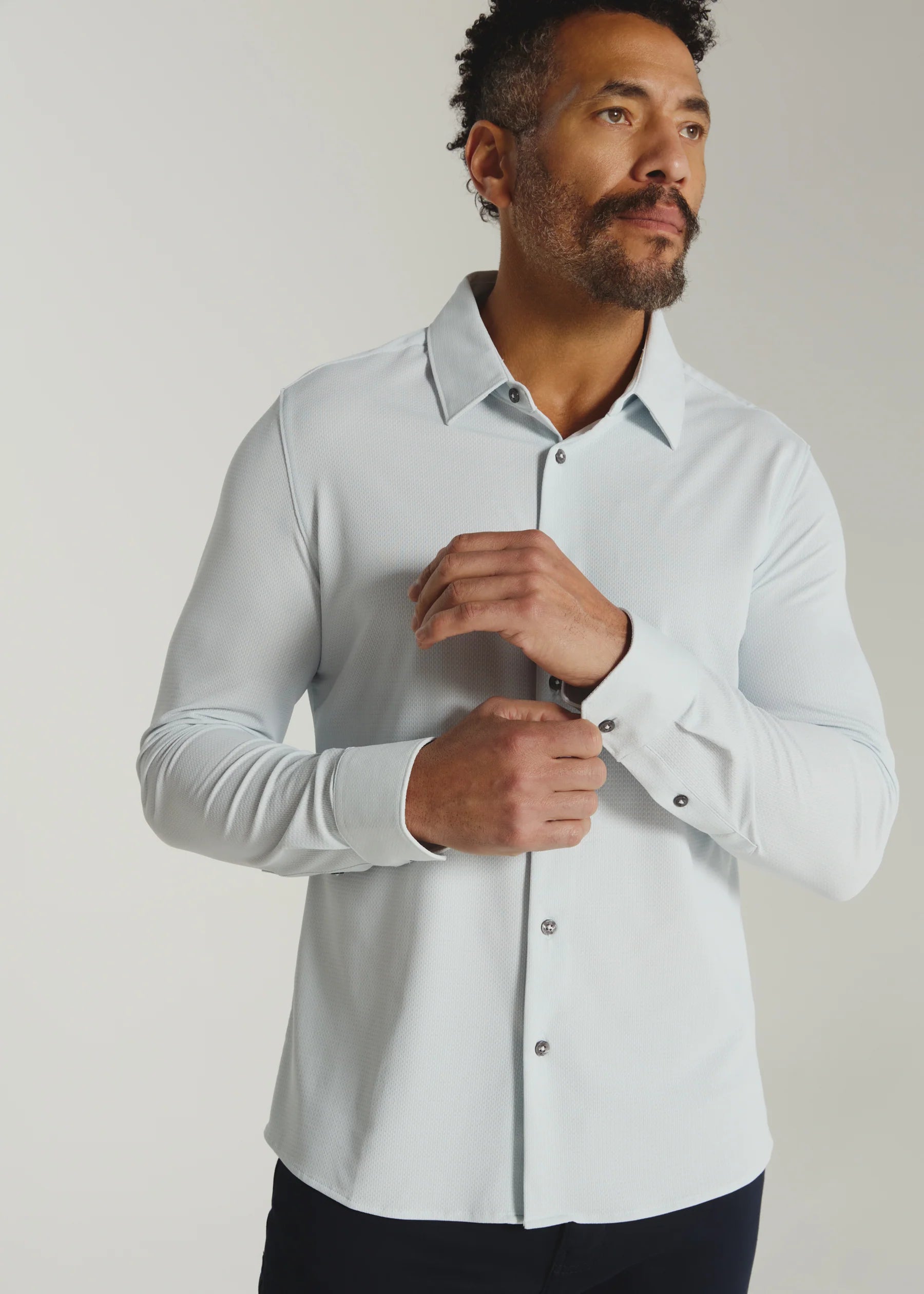 7Diamonds | Aldridge Long Sleeve Shirt | Blue