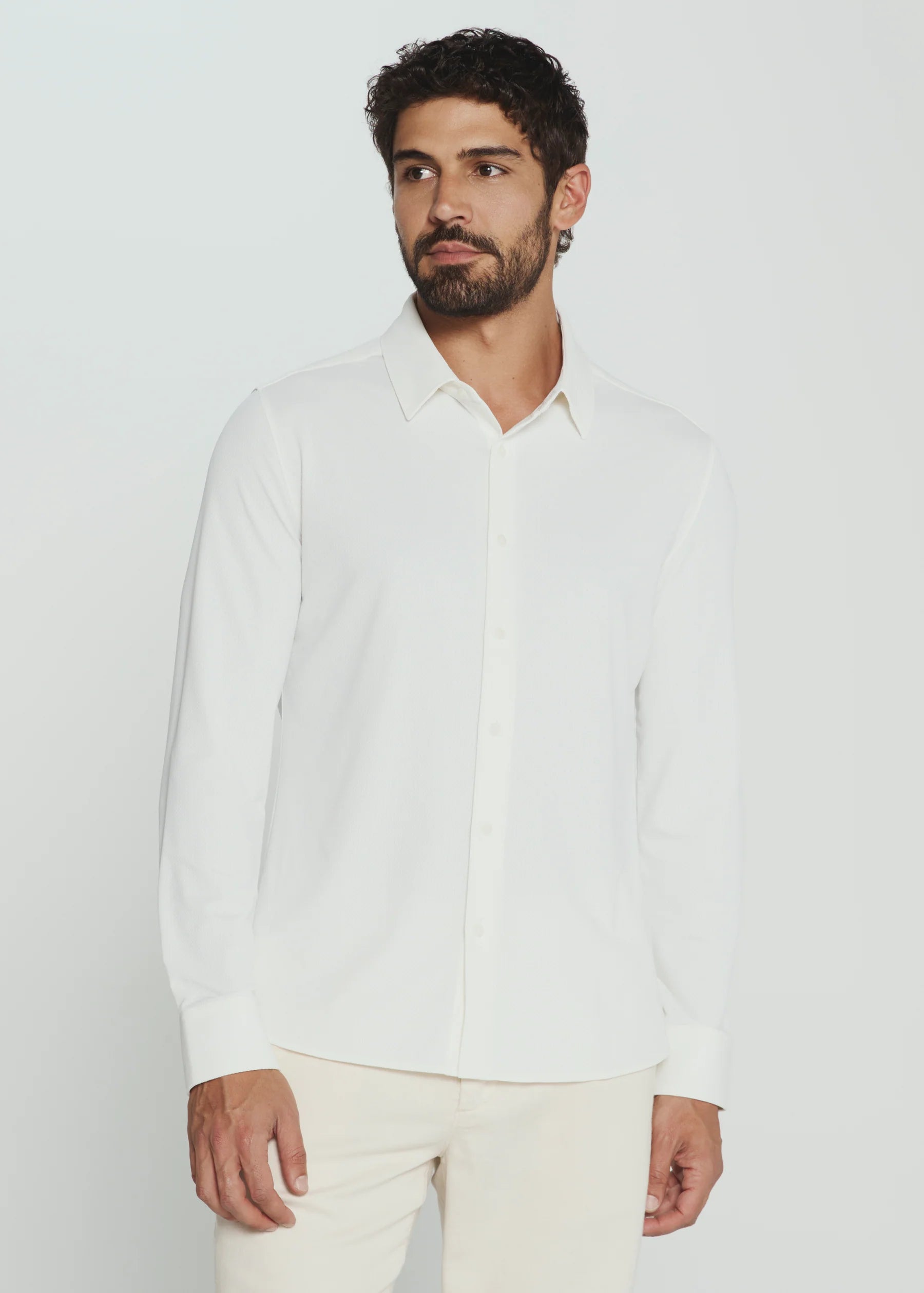 7Diamonds | Aldridge Long Sleeve Shirt | White