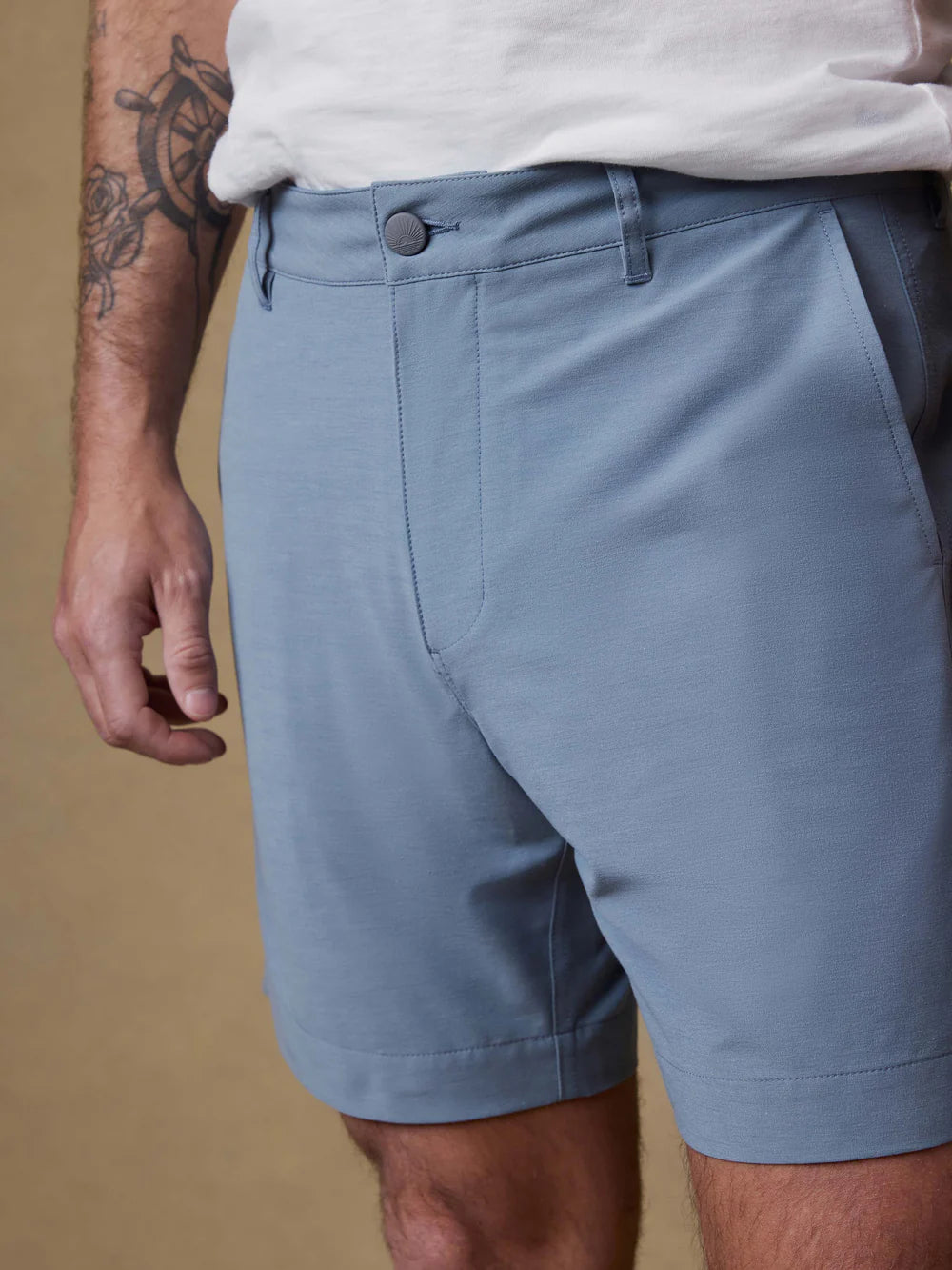 Faherty | All Day Short 7" Deep Marine | Blue