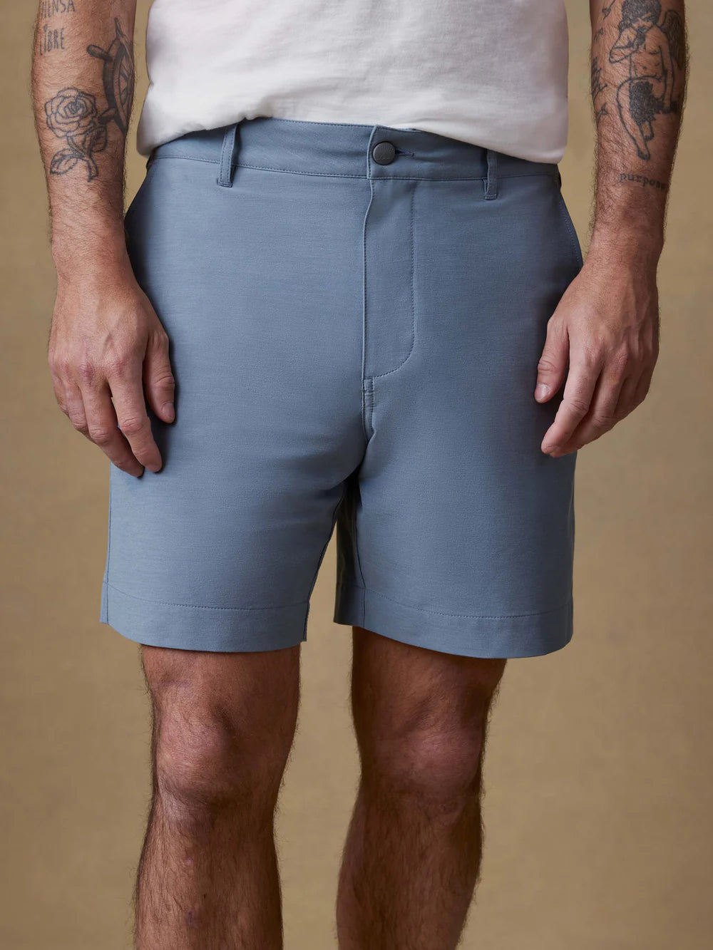 Faherty | All Day Short 7" Deep Marine | Blue