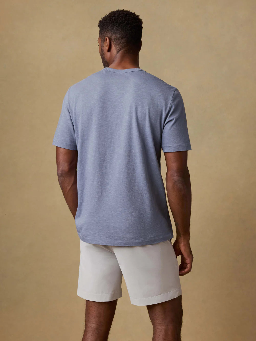 Faherty | Sunwashed Pocket Tee Flint | Blue