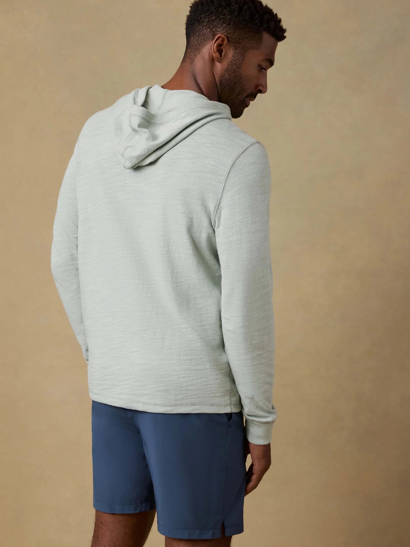 Faherty | Sunwashed Organic Hoodie | Light Green