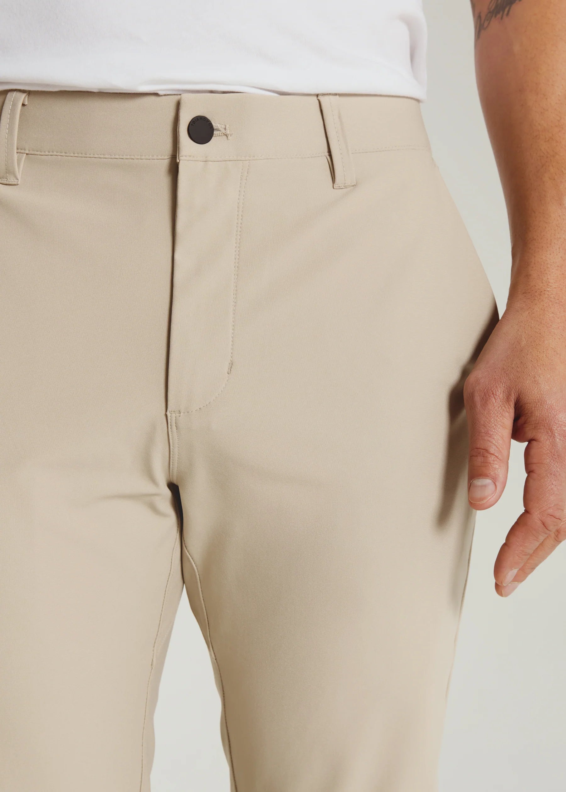 7Diamonds | Infinity Chino Athletic Pant | Athletic Fit | Beige