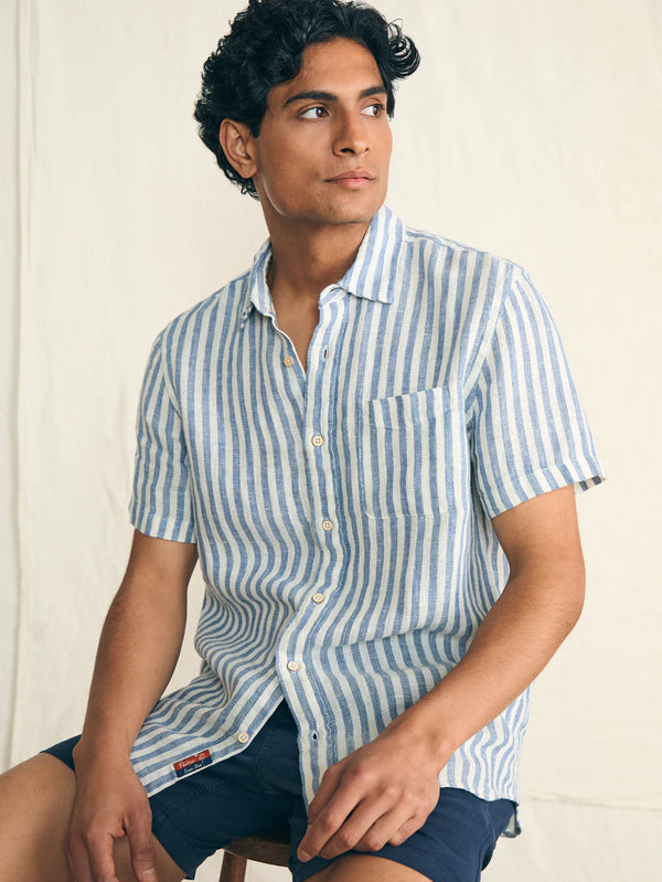 Short-Sleeve Palma Linen Shirt