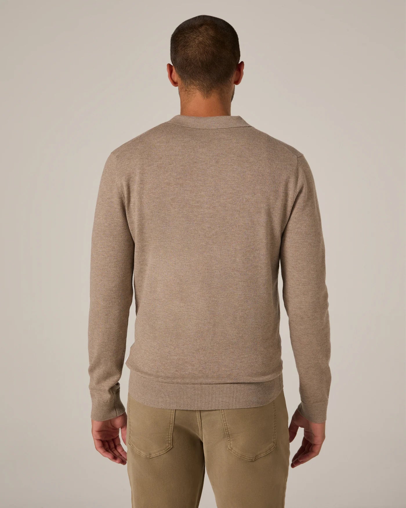 Belford Long Sleeve Sweater Polo