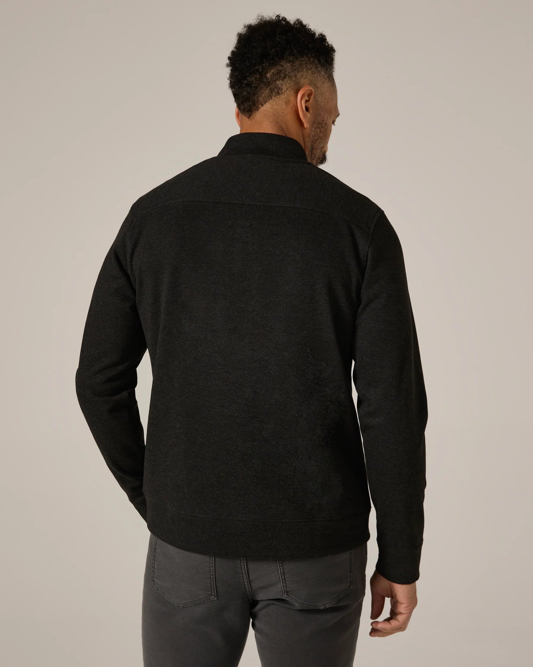 7 Diamonds | Stratton Textured Pullover | Charcoal
