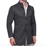 OPEN BUTTON OVERCOAT