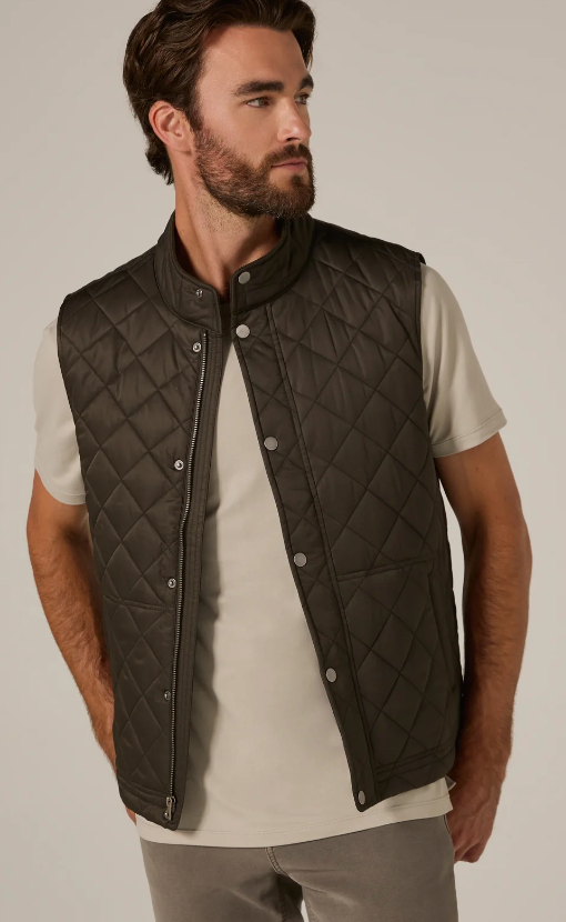 Crest Quilted Vest