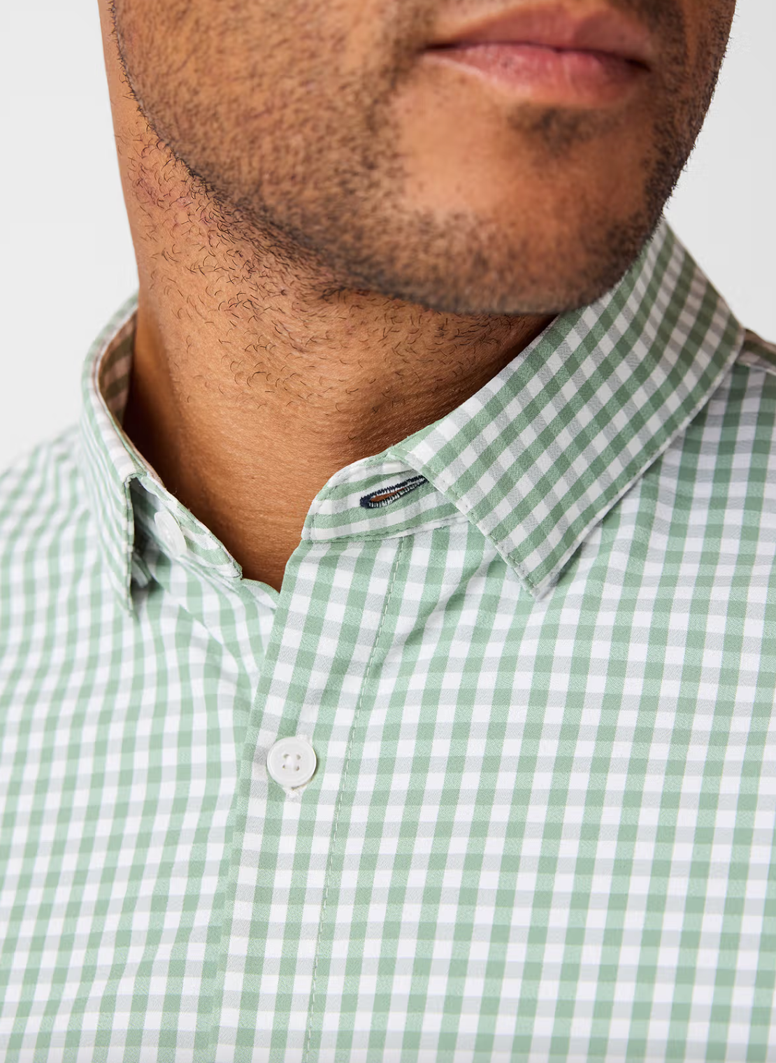 Leeward Leaf Alamo Gingham (No Tuck)