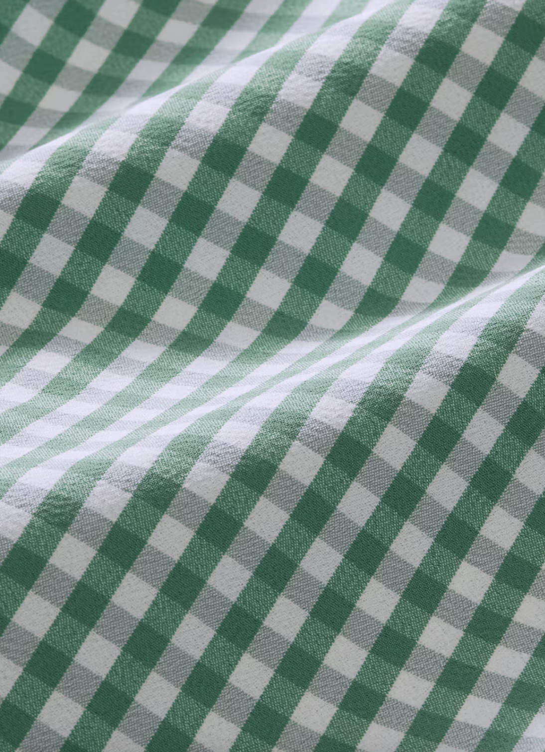 Leeward Leaf Alamo Gingham (No Tuck)