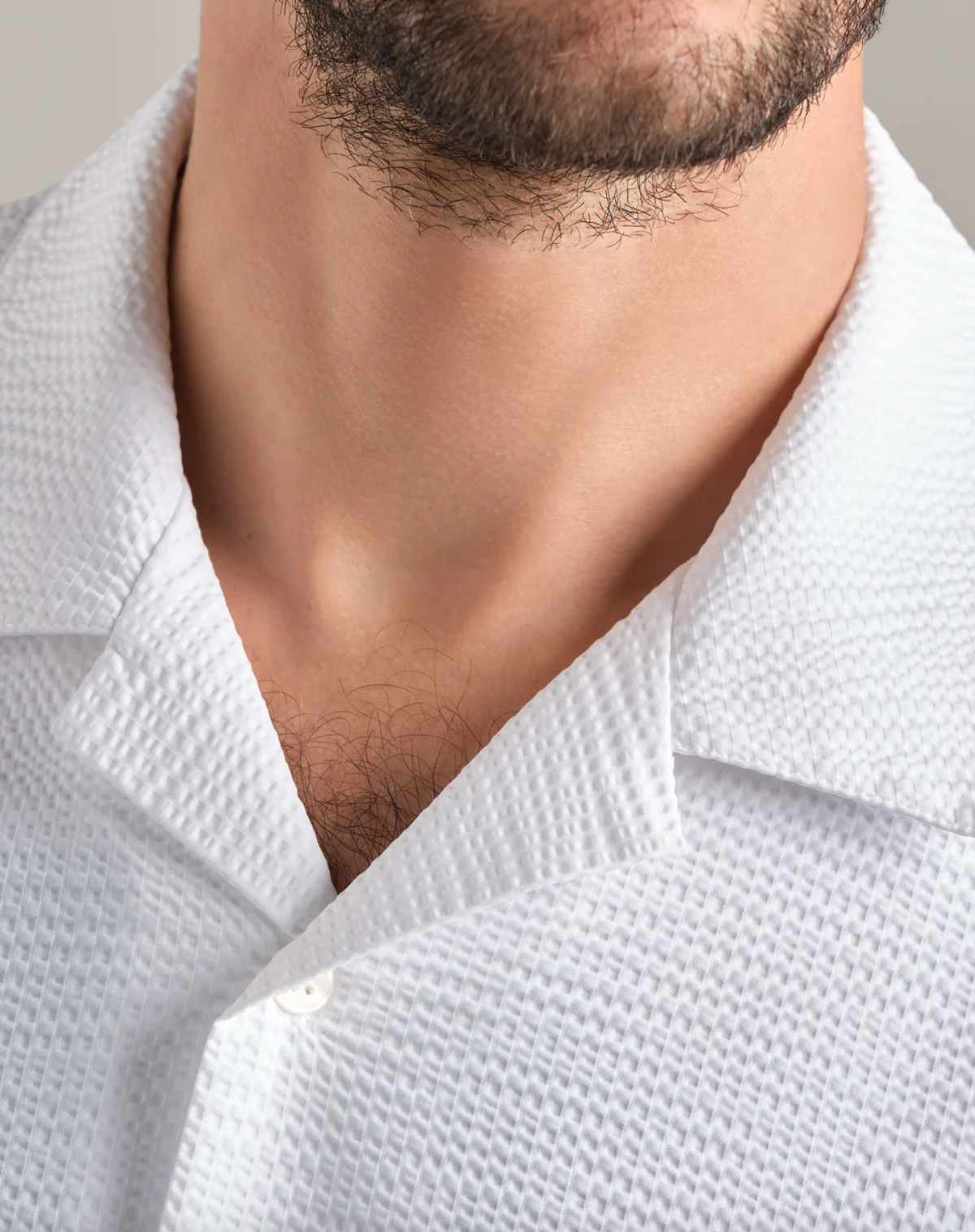 Commuter Seersucker Camp Collar Shirt