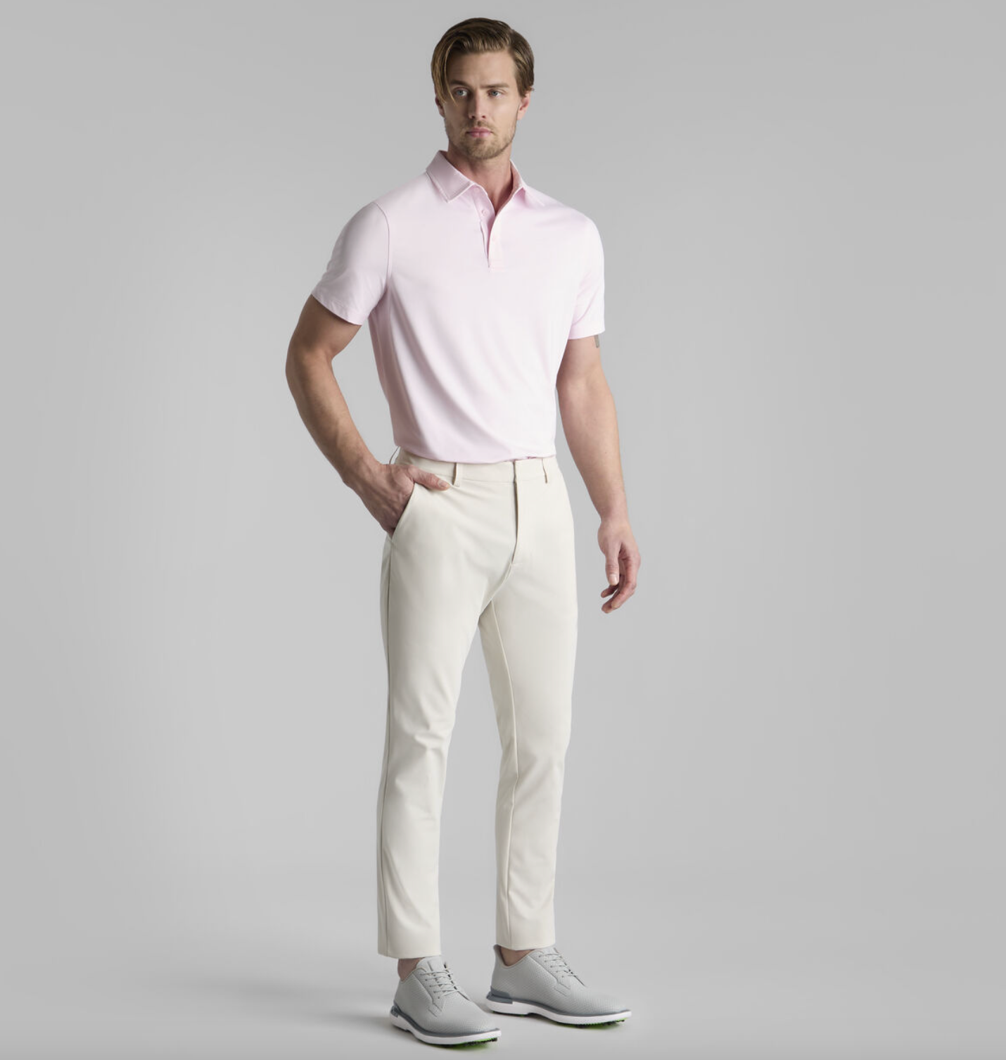 Melange Ice Nylon Polo