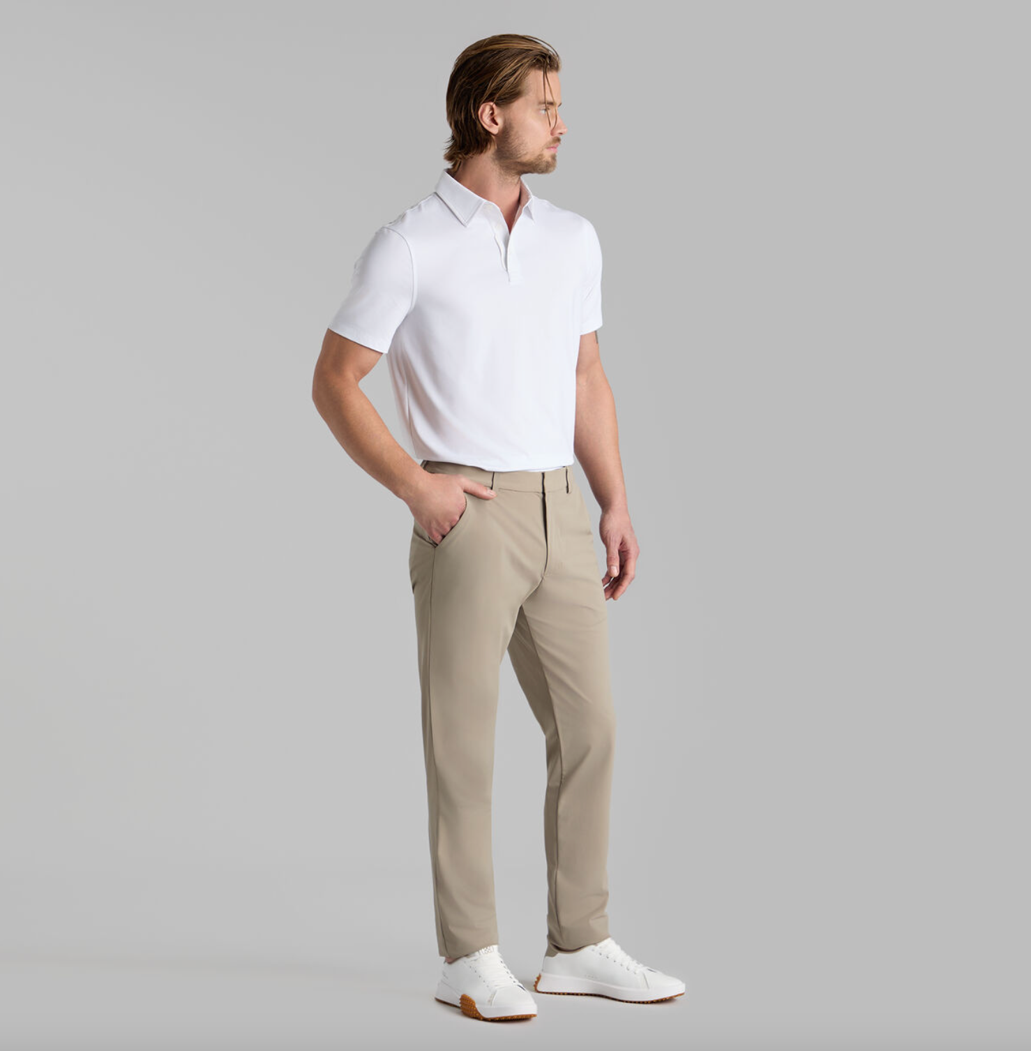 Melange Ice Nylon Polo