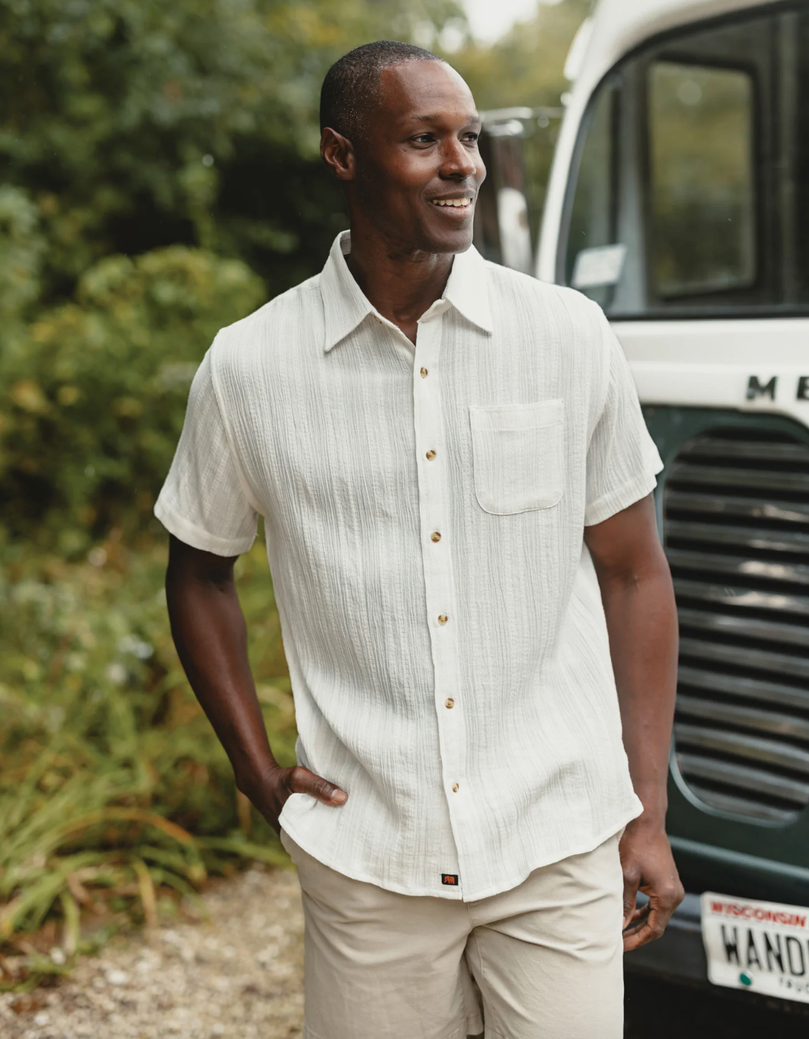Freshwater Short Sleeve Button Up Shirt