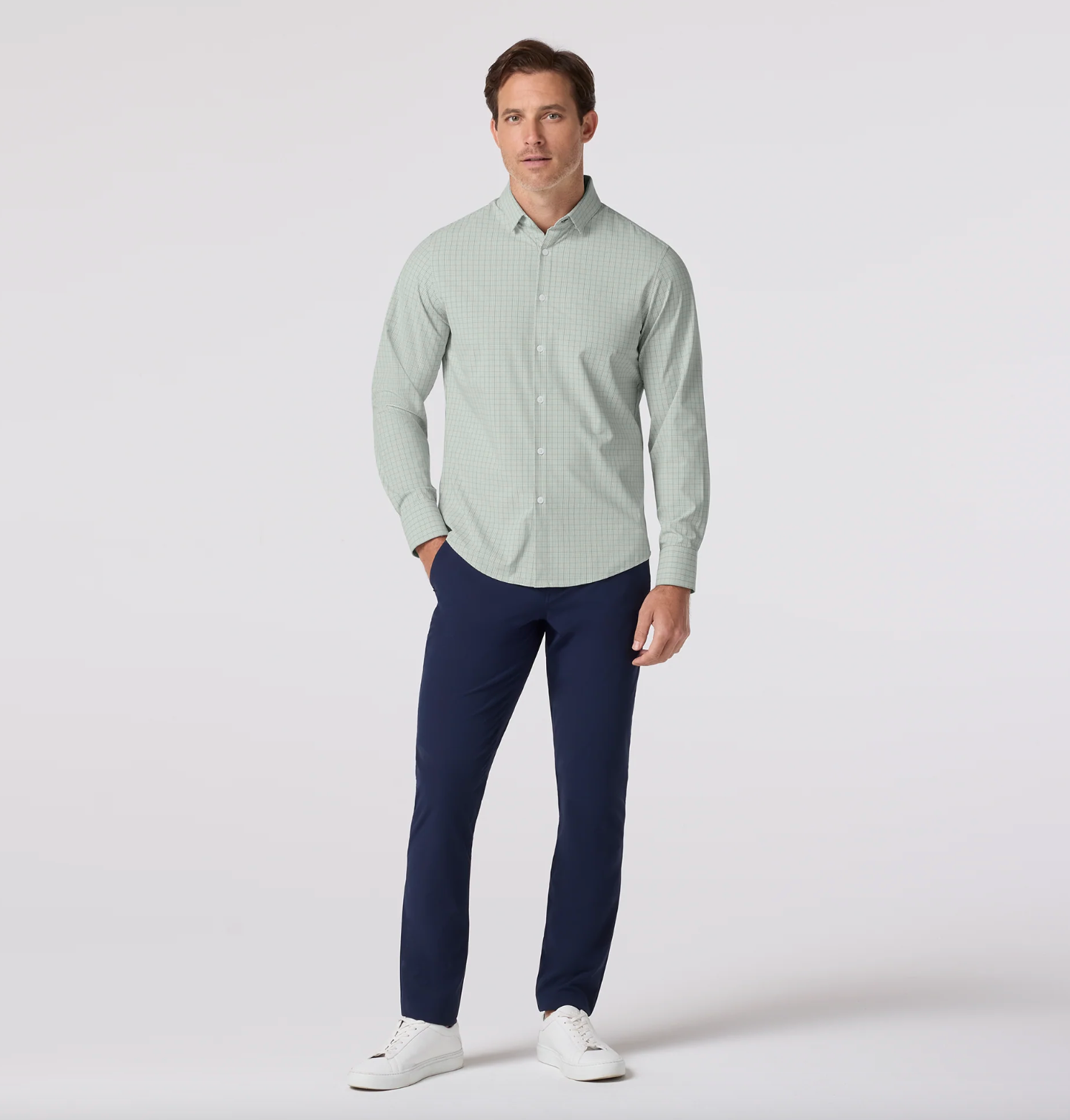 Leeward No Tuck Long Sleeve Dress Shirt
