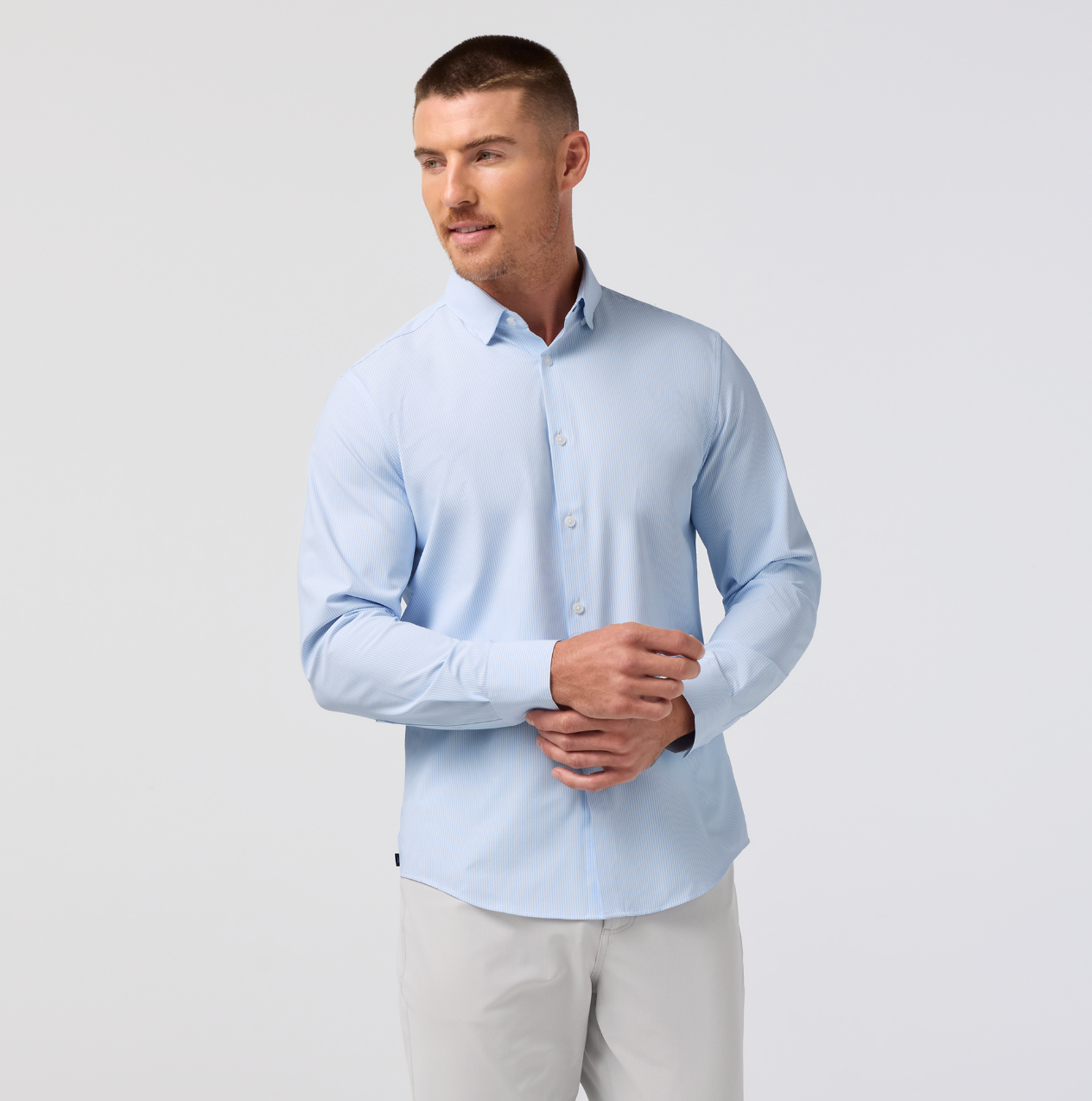 Mizzen+Main | Leeward Dress Shirt | Blue