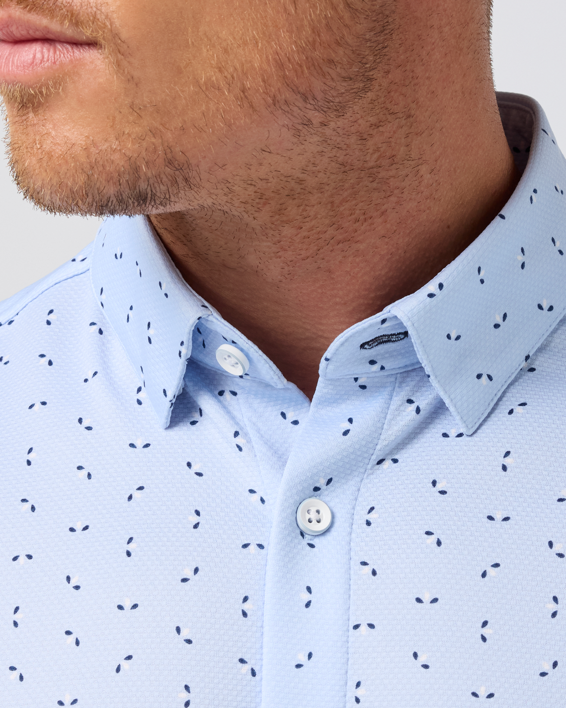 Mizzen+Main | Halyard Short Sleeve Dress Shirt | Blue